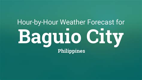 weather in baguio tomorrow|Hourly forecast for Baguio City, Philippines .